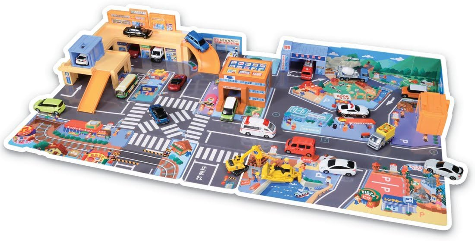 タカラトミー(TAKARA TOMY) Tomica Easy Clean Up! Bustling Sound Town Airplane Toy for Boys and Girls Aged 3 and Up image number 5