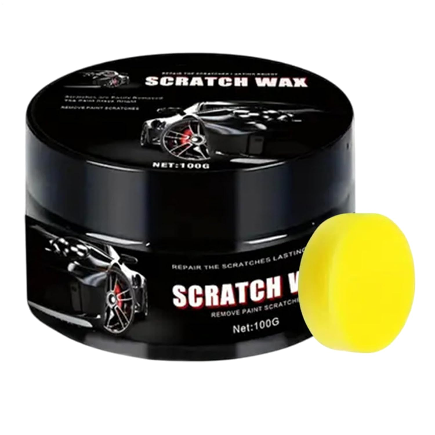 Auto Scratch Remover, Car Scratch Removal, 100G Quick-Curing Polisher with Sponge for Easy Application, Long-Lasting Hydrophobic Protectant, High-Gloss Finish Restorer image number 5