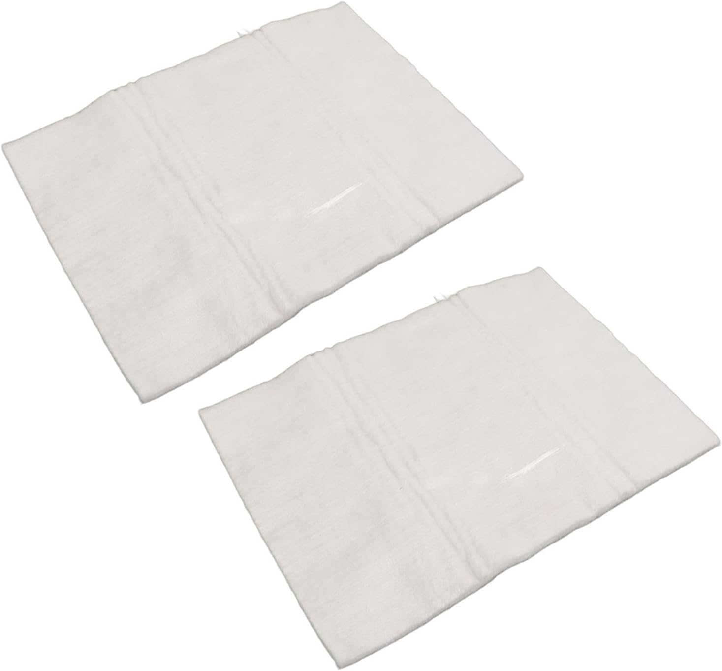 Motorcycle Exhaust Silencer, 35 X 25 Cm Fiberglass Cotton Sound Absorbing Packing Cloth, 2 Pack