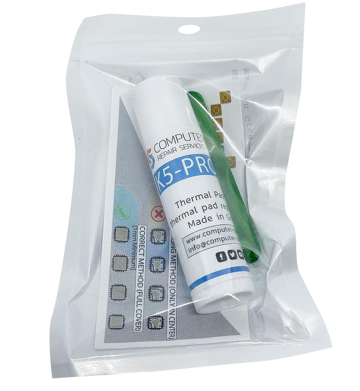 K5 PRO 10G Viscous Thermal Paste for Thermal Pad Replacement Liquid Thermal Pad Putty Compatible with Apple Imac, Asus ROG, Acer Nitro, MSI Laptops, RTX 3080, 2080TI, 3090, PS4, Nintendo Switch, CSGR image number 2