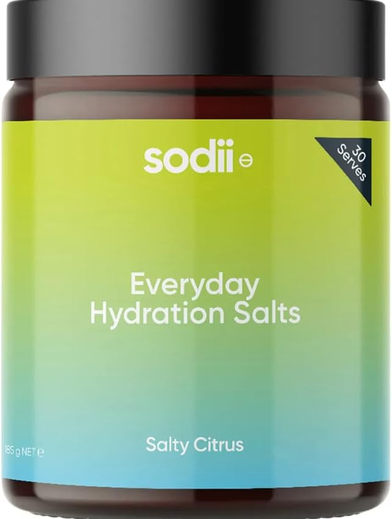 Sodii Everyday Hydration Salts, Salty Citrus, 185G