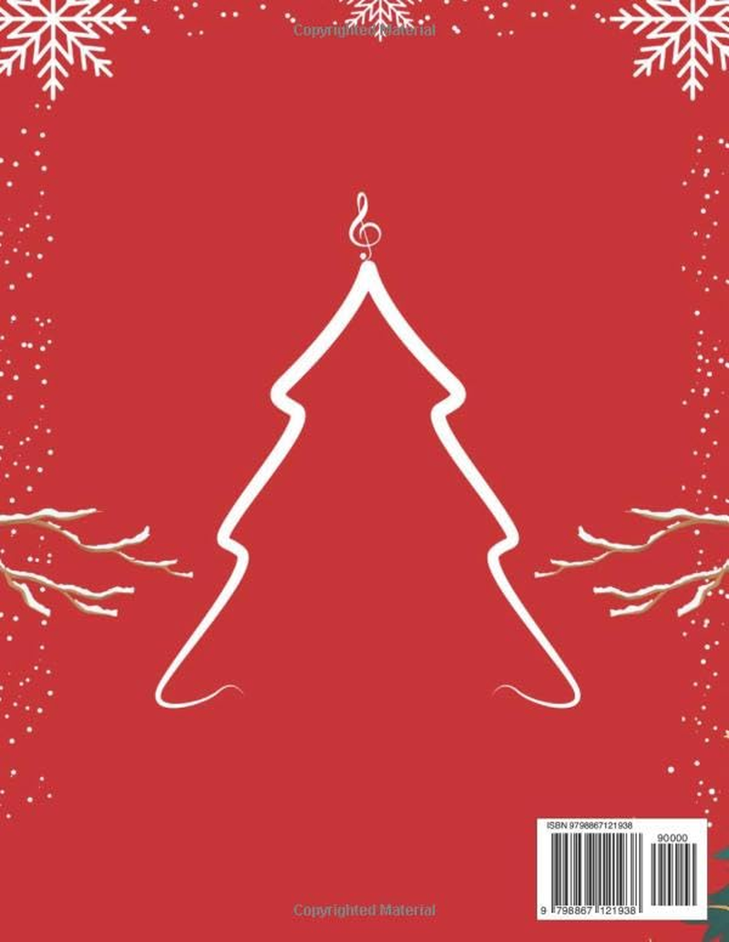 CHRISTMAS SHEET MUSIC for PIANO - MODERN & CLASSIC SONGS: 60 MOST POPULAR CHRISTMAS HITS - EASY SONGBOOK for BEGINNER with Fingerings & Lyrics