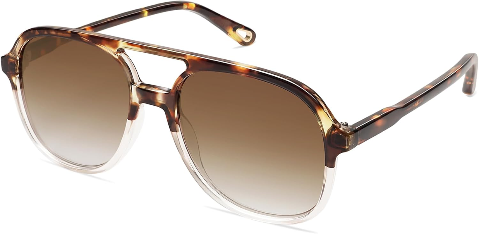 SOJOS Retro Polarized Aviator Sunglasses Womens Mens Classic 70S Vintage Trendy Square Aviators SJ2174