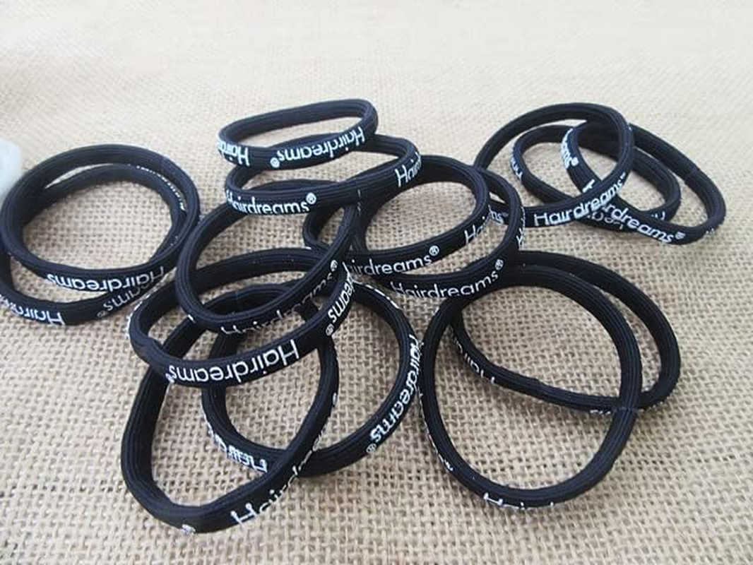 100Pcs HQ Black Elastic Hair Band Ponytail Holders Hair Tie Whol image number 1