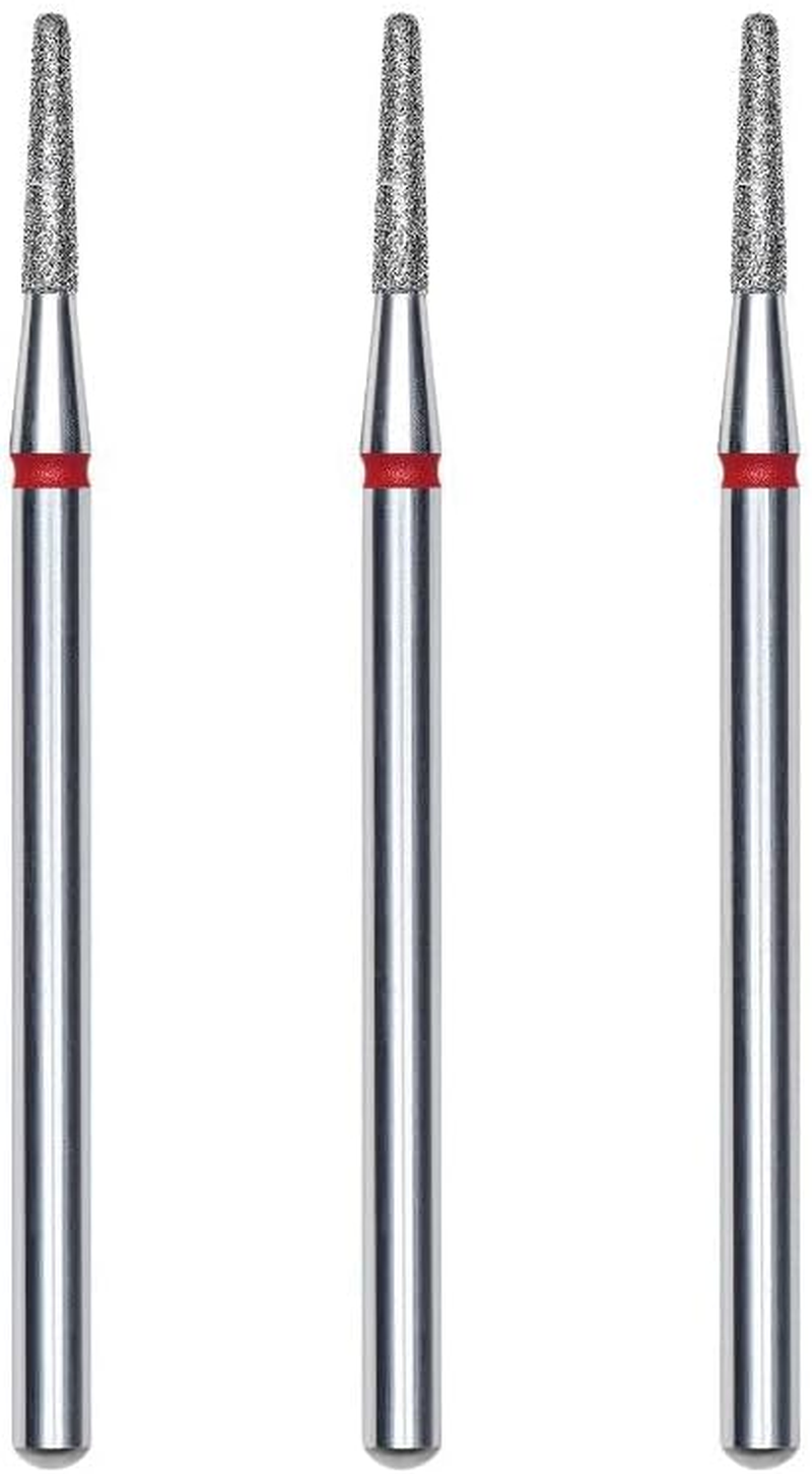 STALEKS PRO Set of 3 8X1.8Mm round Shape Diamond Nail Art Cutter Manicure Pedicure Cutter (Fine Grit) image number 1