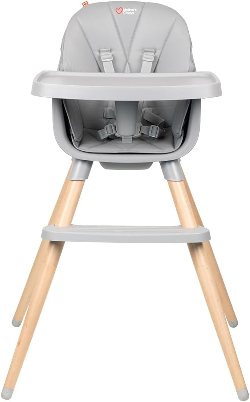 Mother&rsquo;S Choice Willow 4-In-1 Highchair &ndash; Multi-Stage Seating Solution: Highchair, Chair, Booster & Stool, Versatile Baby Feeding Chair Converts to Toddler Seat, Booster & Stool, Timeless Design for Growing Families image number 1