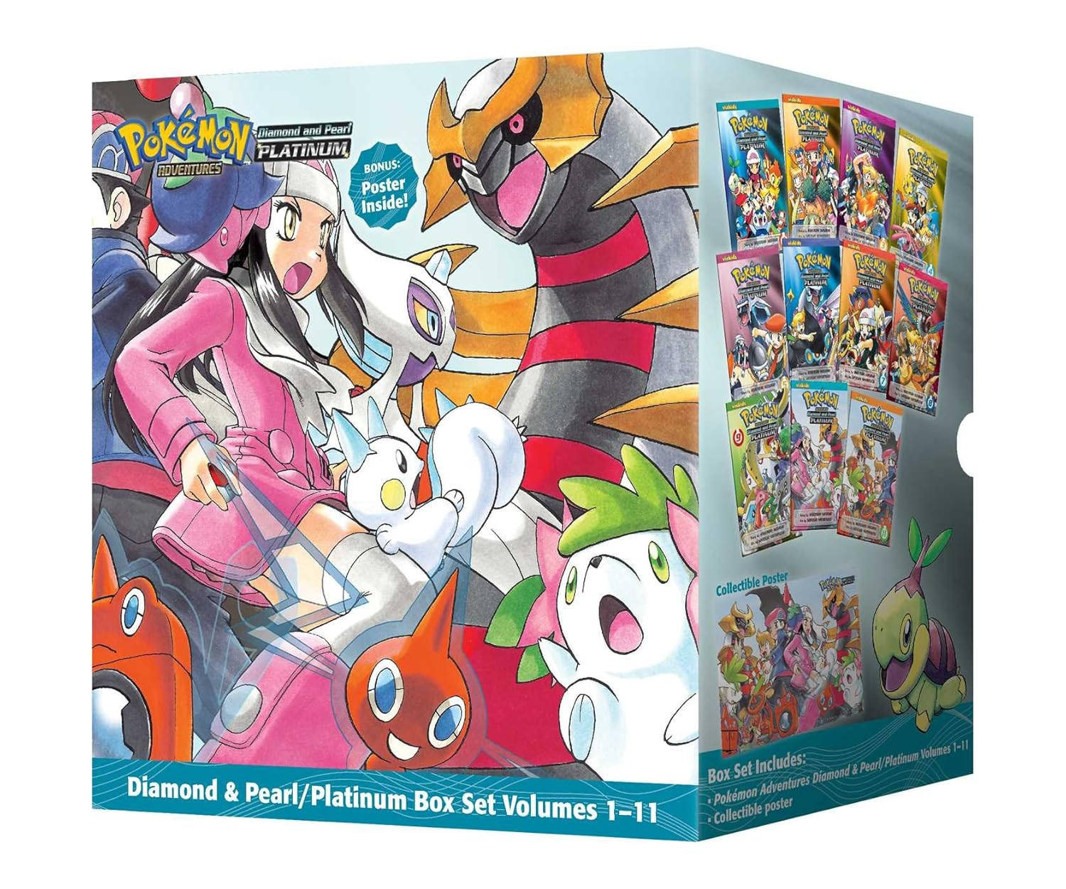 Pok&eacute;mon Adventures Diamond & Pearl / Platinum Box Set: Includes Volumes 1-11