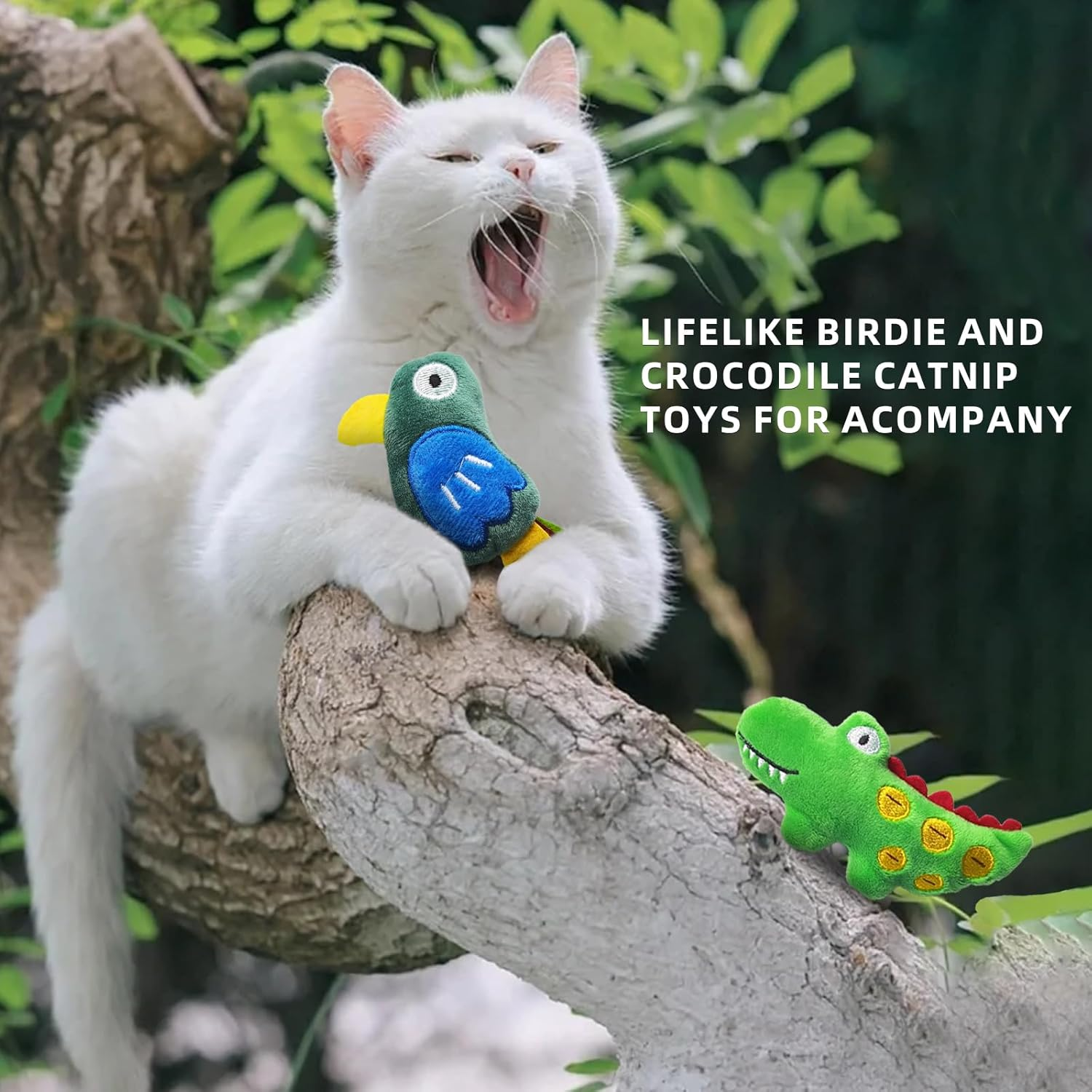 Cat Toys with Catnip, Bird Catnip Toys for for Indoor Cats, Cat Chew Toy,Toy for Kittens Kitty, 2 Pack image number 1