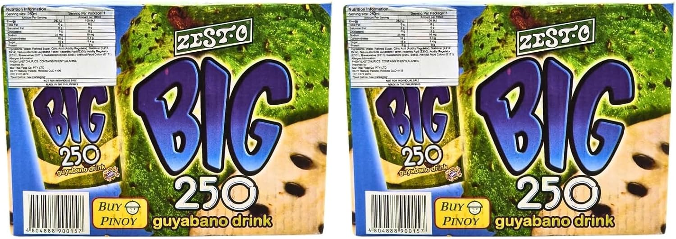 Zesto Big 250 Guyabano Drink 250Ml 10 Pack