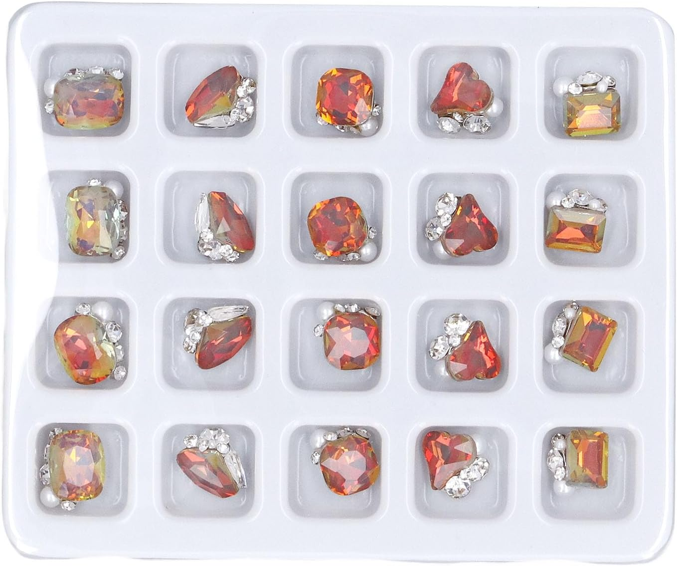 Crystal Rhinestone Nail Art Accessories Shiny Decor Set for Beauty Salon (04) image number 1