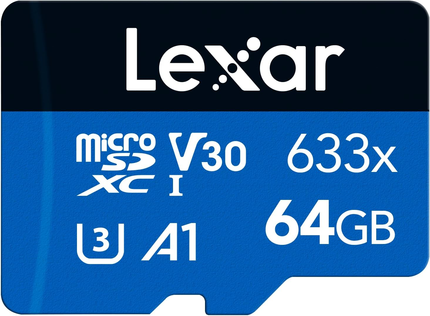 Lexar Class 10 A1 UHS-I V30 Memory Card, 64 GB