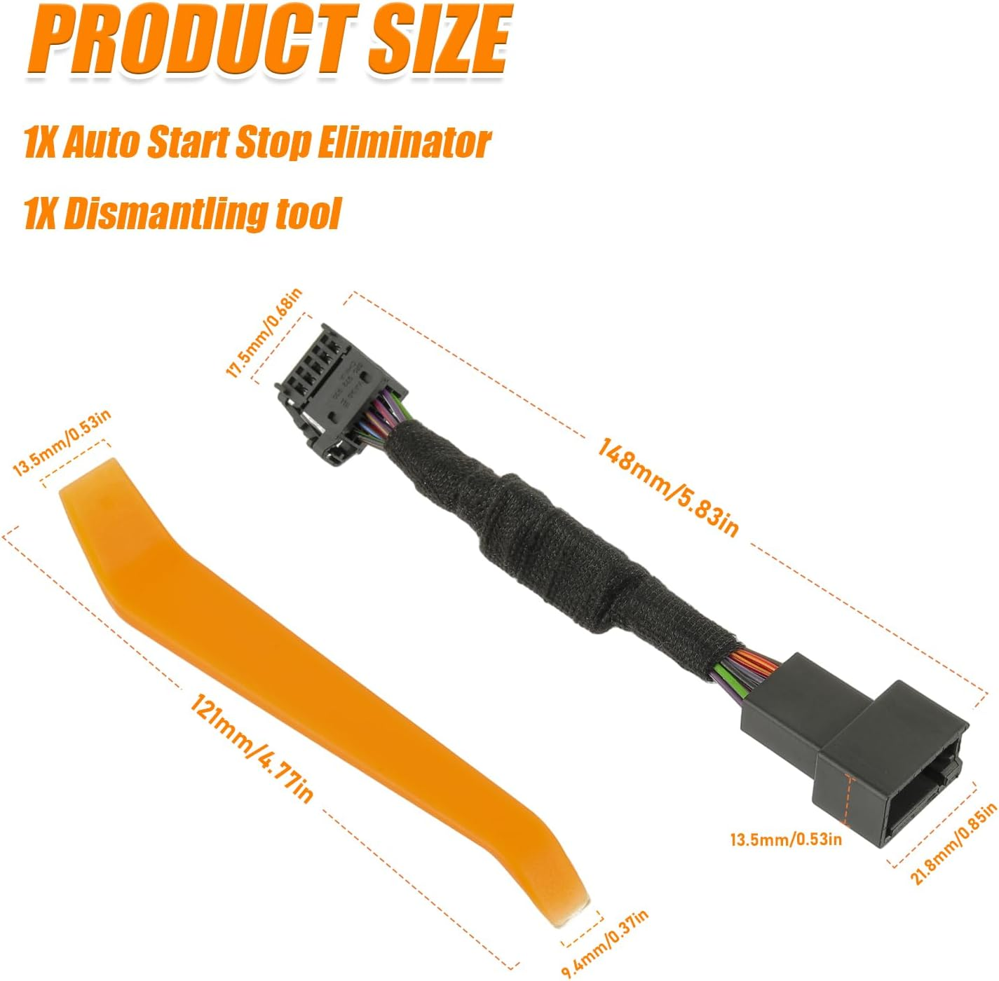 Auto Start-Stop Automatic Motor System Eliminator Control Cable, Auto-Off/Memory/Original 3 Modes, for V-W Golf 7 7.5 Pa-S-S-At B8 B8.5 image number 1