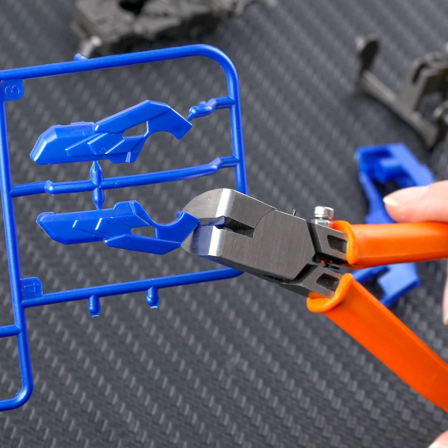 SPEEDWOX Diagonal Cutting Pliers 90 Angled Flush Cutters for Electronic Component Wire Cutters for Jewelry Making Side Cutters for Crafting Model Sprue Wire Clippers Floral Wire Cutter Zip Tie Cutter image number 5