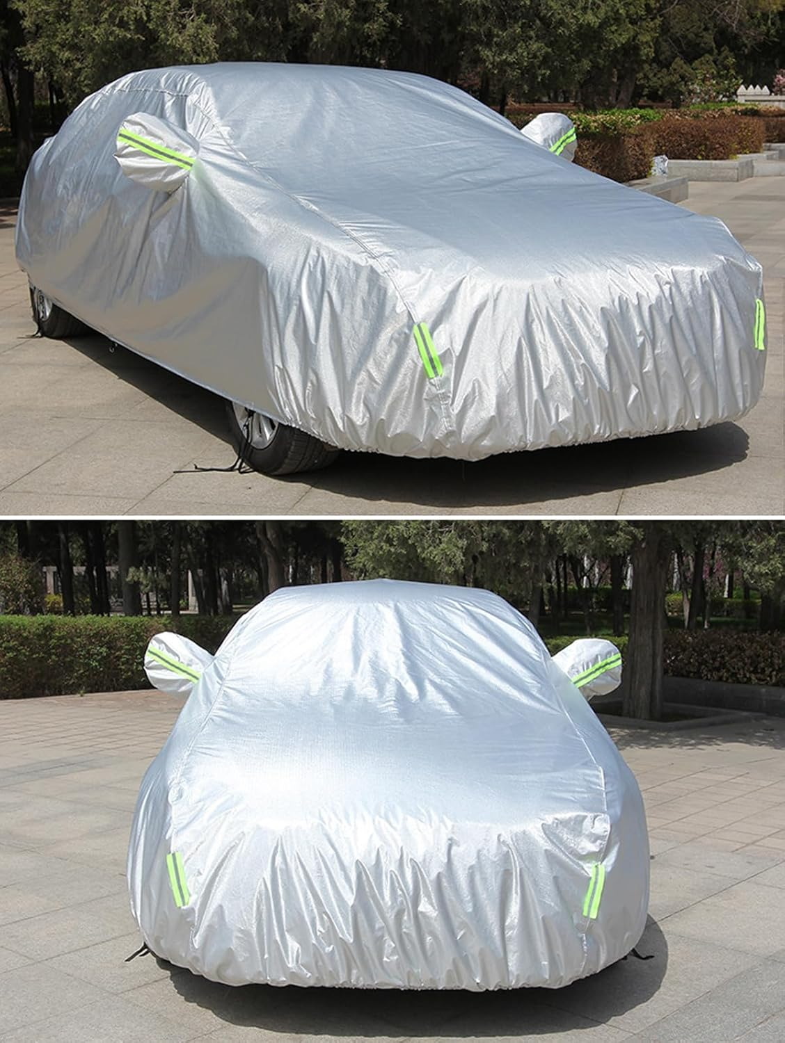 6 Layer Hatchback Full Car Cover Compatible with Toyota Yaris,Fit Honda Jazz,Fit Nissan Micra,Fit Fiat 500,Fit Mitsubishi Mirage,Fit Suzuki Alto Swift