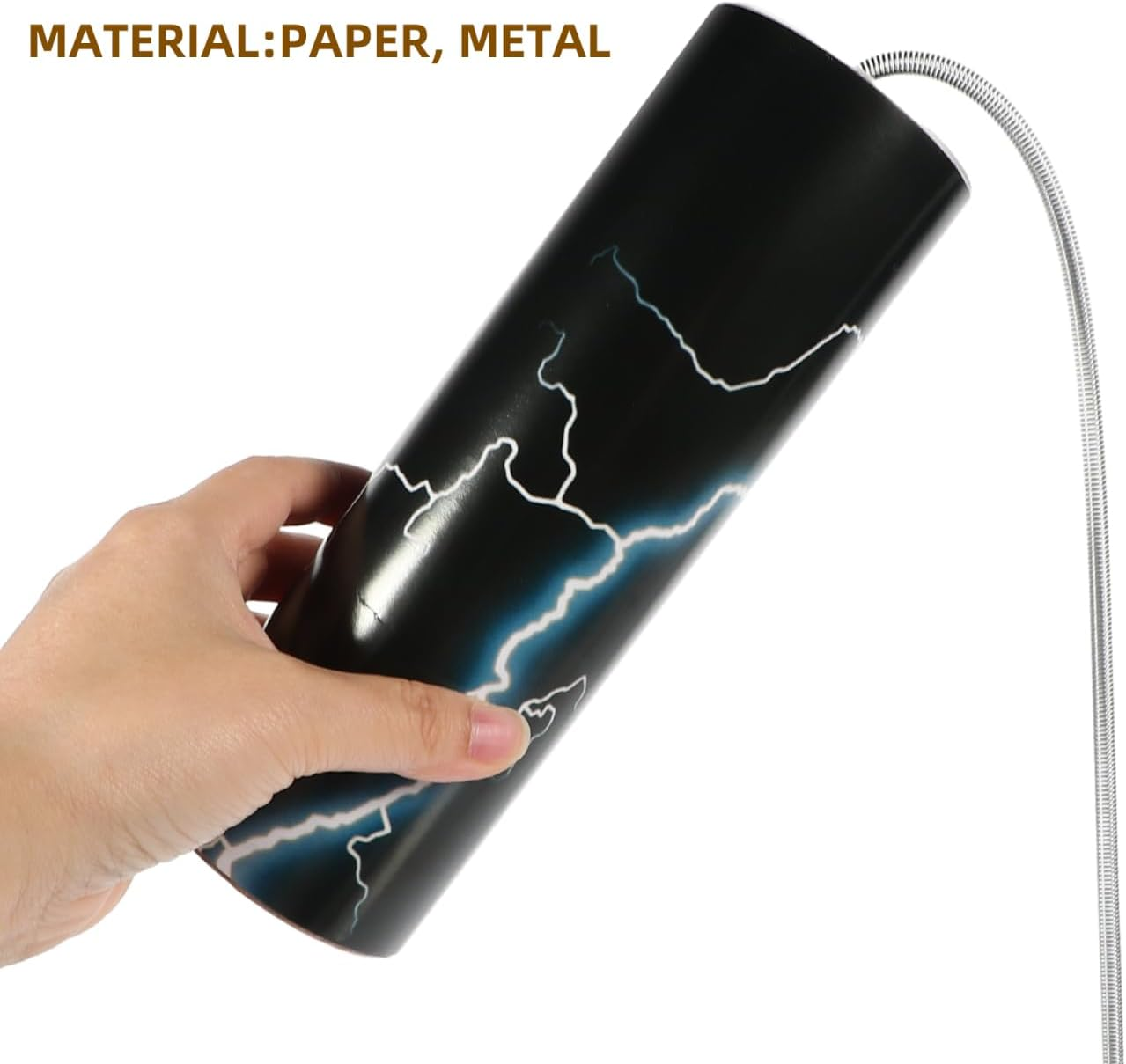 Vaguelly 1Set Sound Making Tube Spring Drum Percussion Instrument for Boy Girl Music Performance and Drum Toy Teens and Adults image number 6