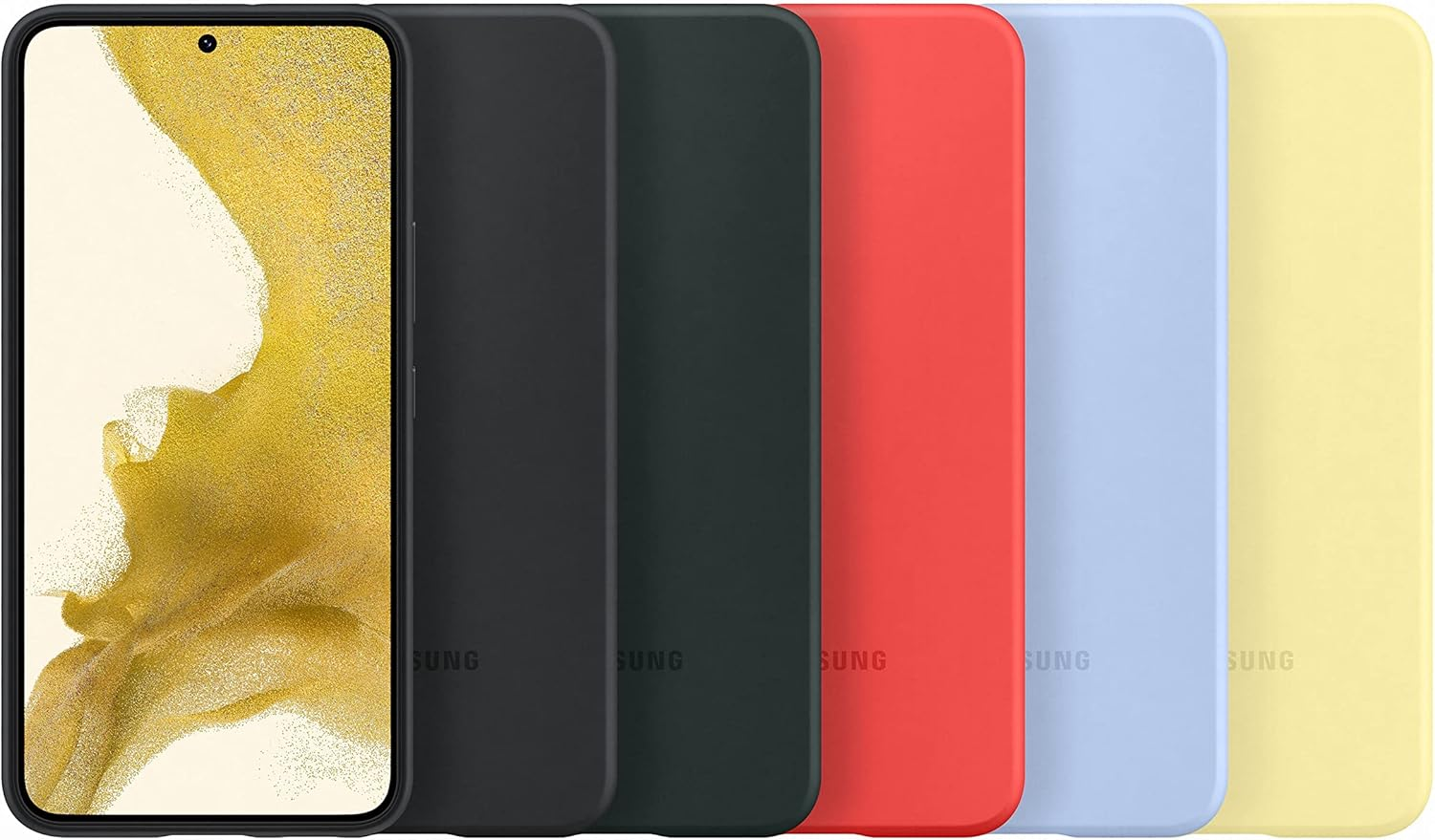 Samsung Galaxy S22 Official Case - Silicone Cover - Forest Green