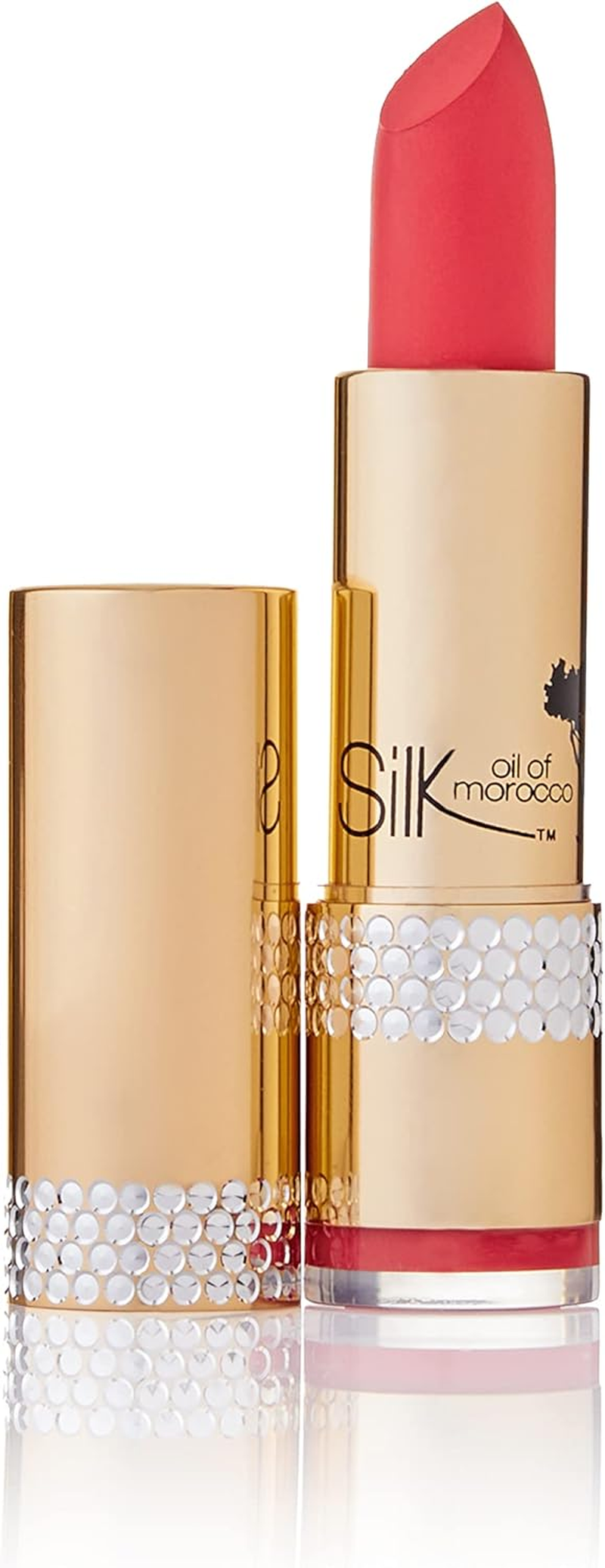 Silk Oil of Morocco Argan Vegan Lipstick, Watermelon - Butterscotch image number 7