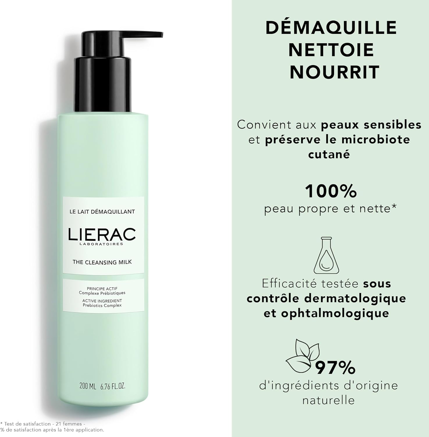 LIERAC the Cleansing Milk 200Ml image number 4