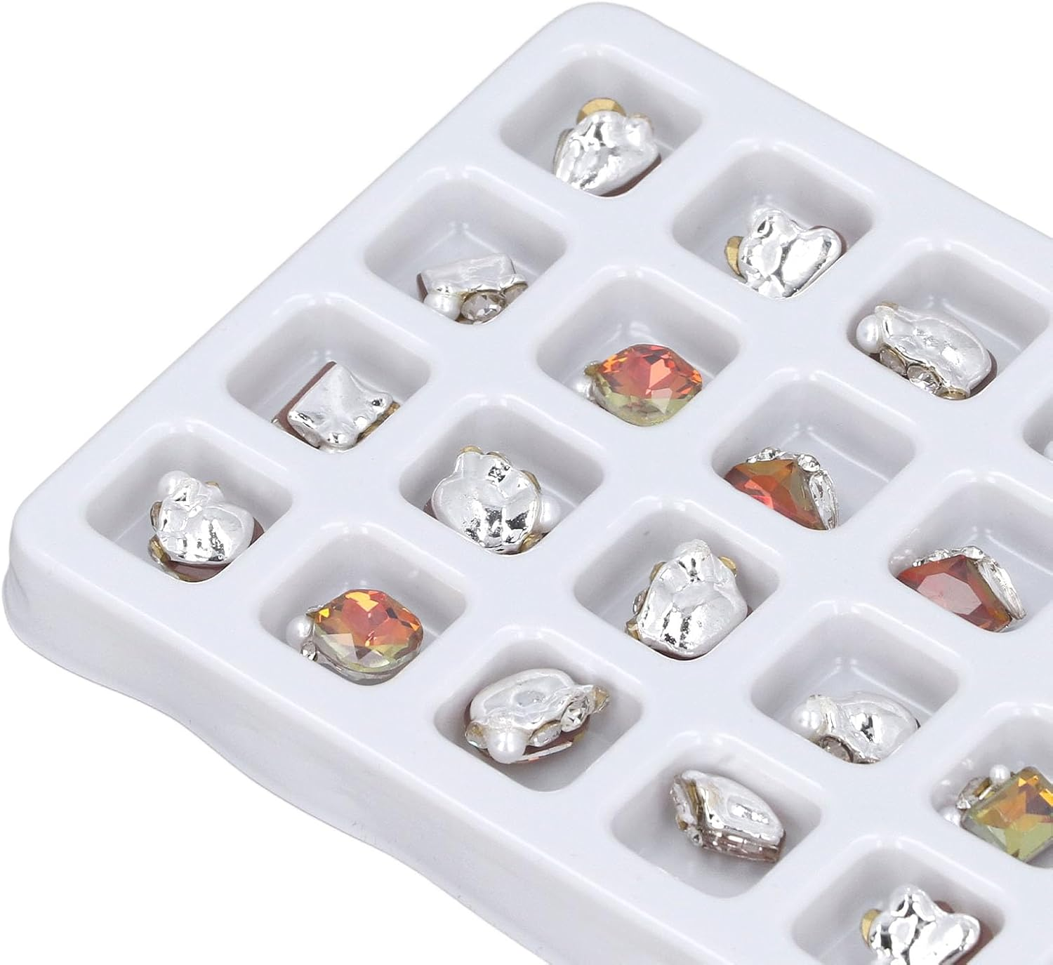 Crystal Rhinestone Nail Art Accessories Shiny Decor Set for Beauty Salon (04) image number 5