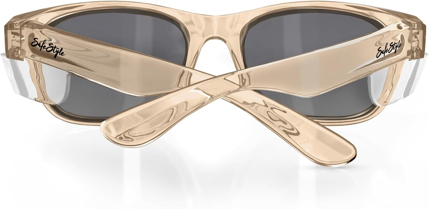 Safestyle Classics Safety Glasses ANSI Z87.1+ Certified Clear, Tinted & Polarized Lenses - Clear, Black image number 2