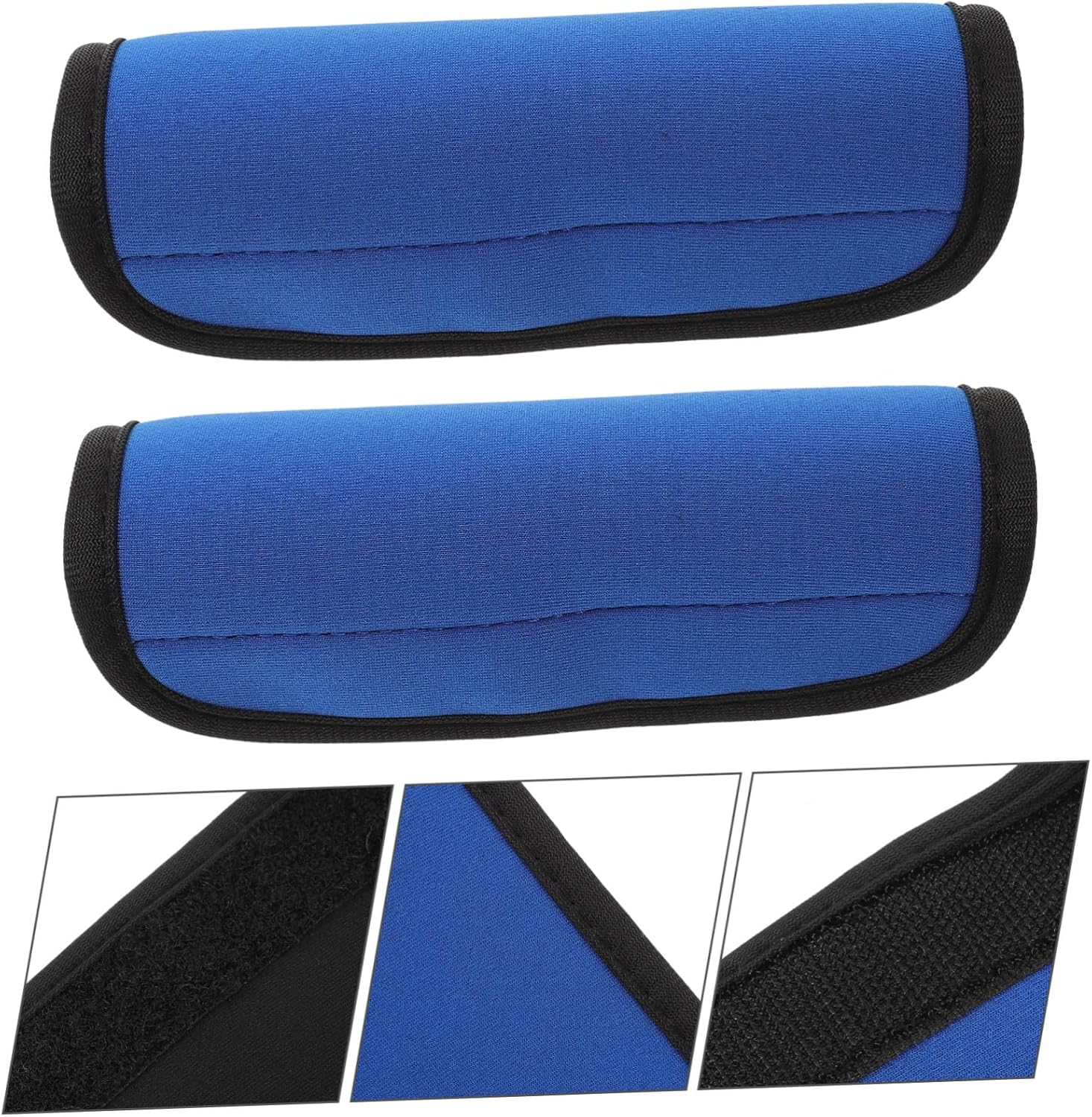 PACKOVE 2Pcs Comfortable Luggage Handle Covers Soft Wraps for Suitcase and Trolley Handles Reusable Travel Accessories with Sticky Design for Easy Attachment and Protection image number 5