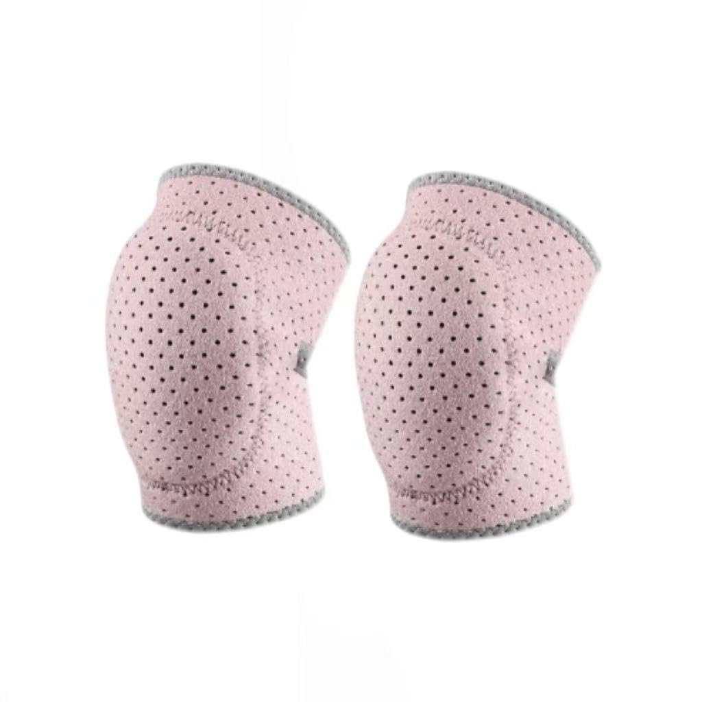 Breathable Knee Support Brace - Adjustable & Comfortable for Sports, Daily, Dance Use, Breathable Knee Support Sleeve, Perforated Design, Pink, 2-Pack AUPOINT image number 3