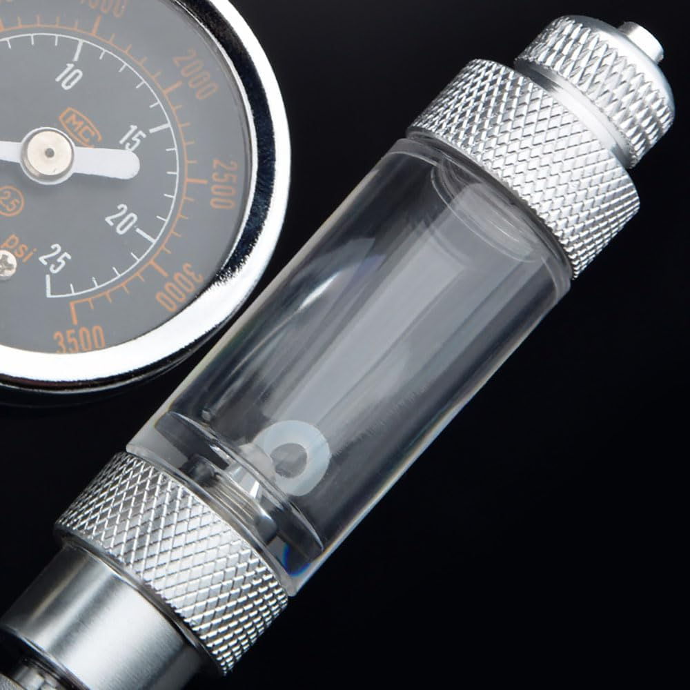 Sagasave Aquarium CO2 Regulator, Dual Check Valve Fish Tank CO2 Pressure Regulator with Bubble Counter for Aquarium Fish Tank Water Plant (G5/8) image number 3