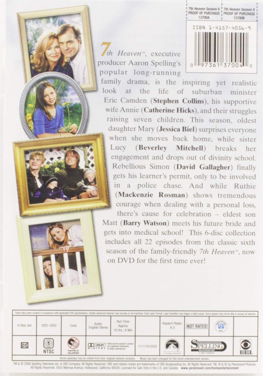 7Th Heaven: Sixth Season image number 1