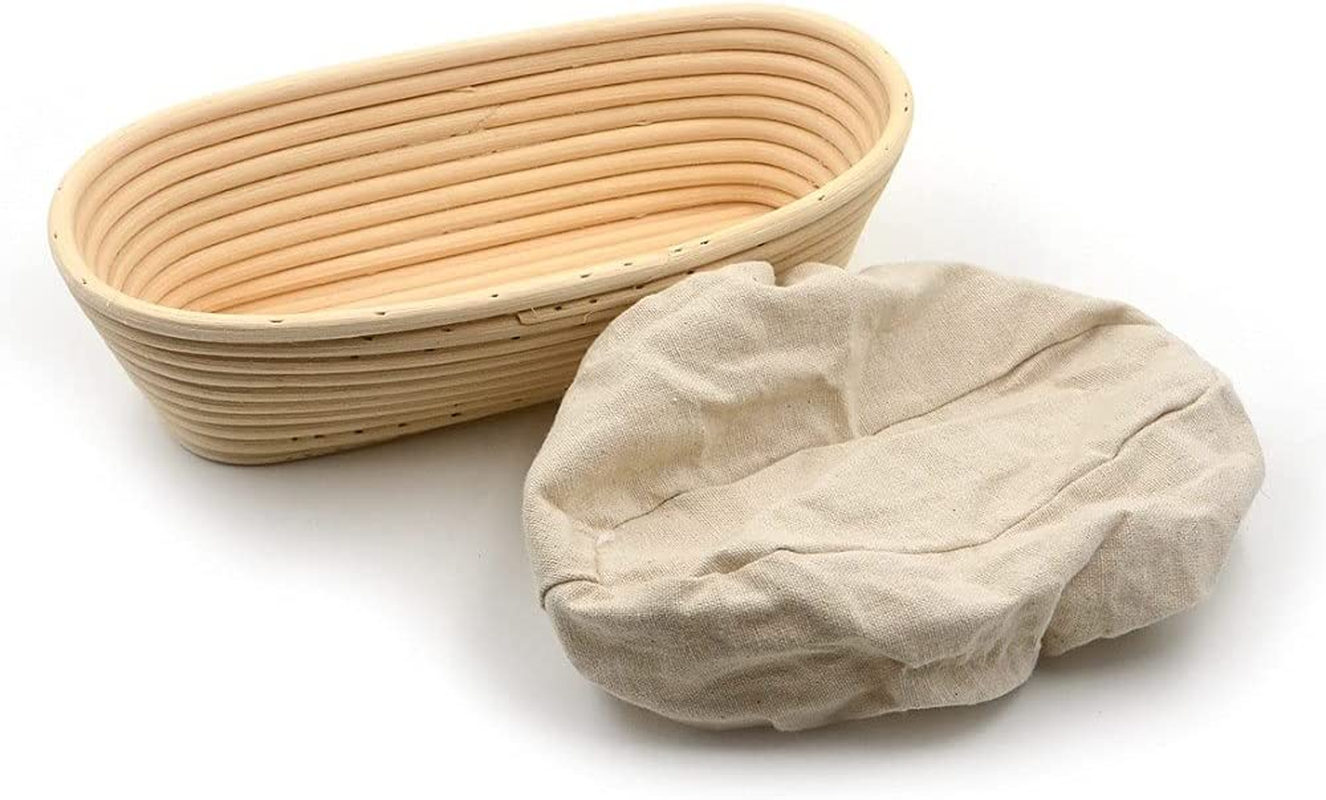 Brunswick Bakers Oval Banneton with Lining, 23 Cm Yellow image number 1