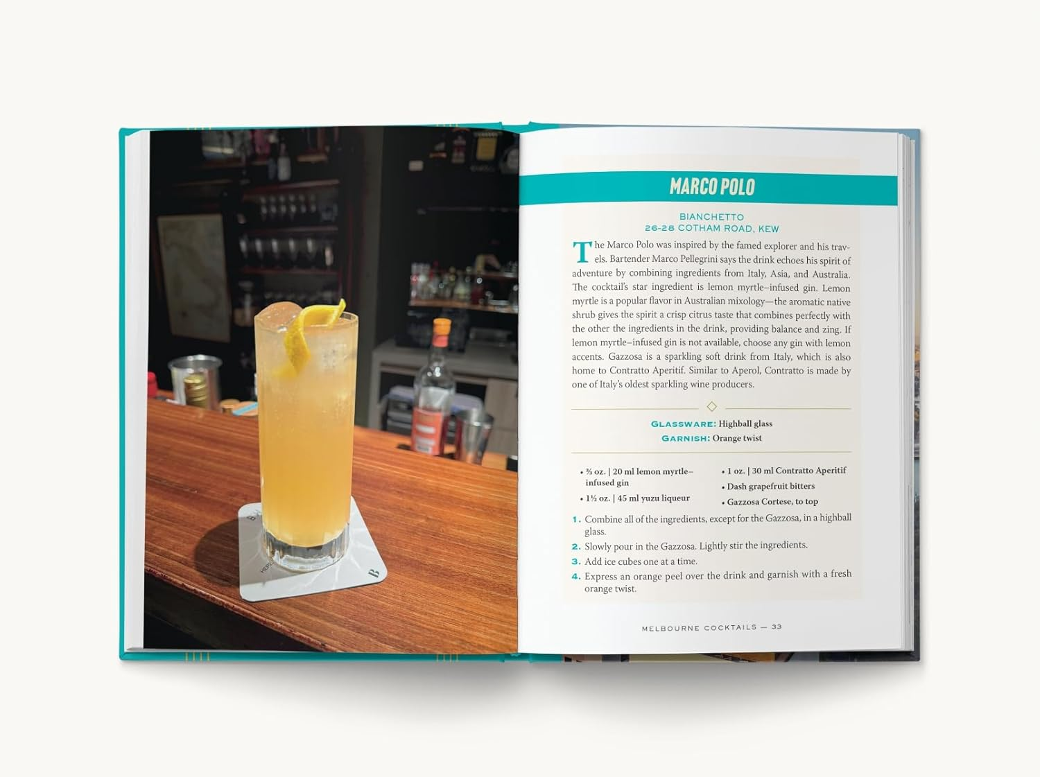 Melbourne Cocktails: an Elegant Collection of over 100 Recipes Inspired by Oz image number 4