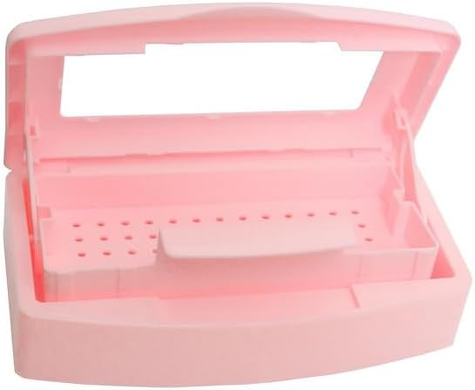 Nail Tool Steriliser Box, Plastic Sterilization Tray for Tweezer, Eyelash Extensions, Hair Salon, Spa, Nail Implement image number 2