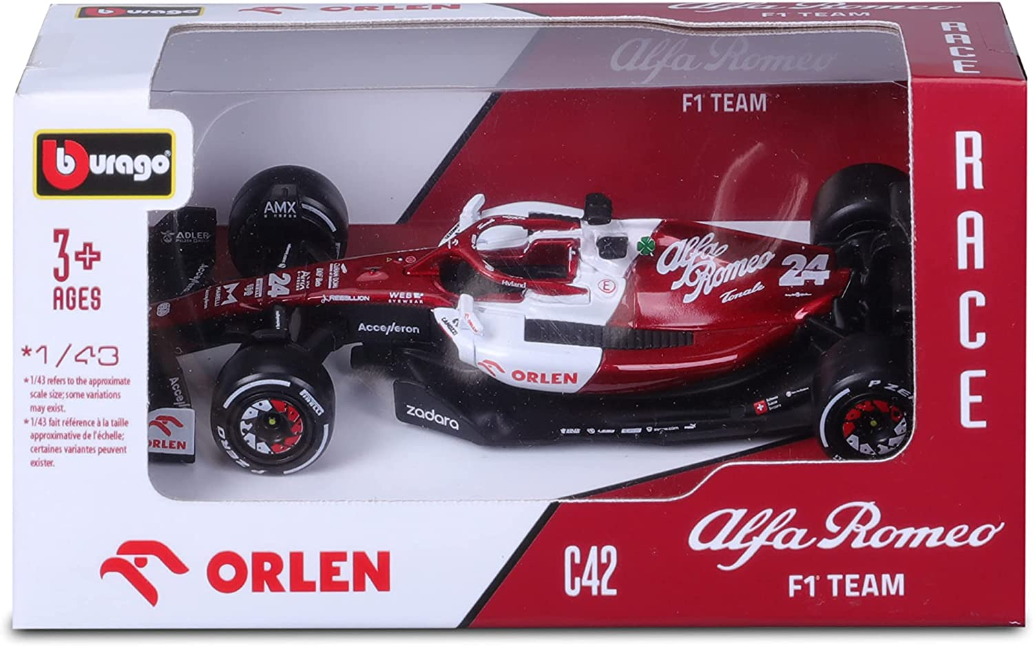 Bburago B18-38067Z Car, Model, Sport, Pre-Built, Assorted Colours image number 2