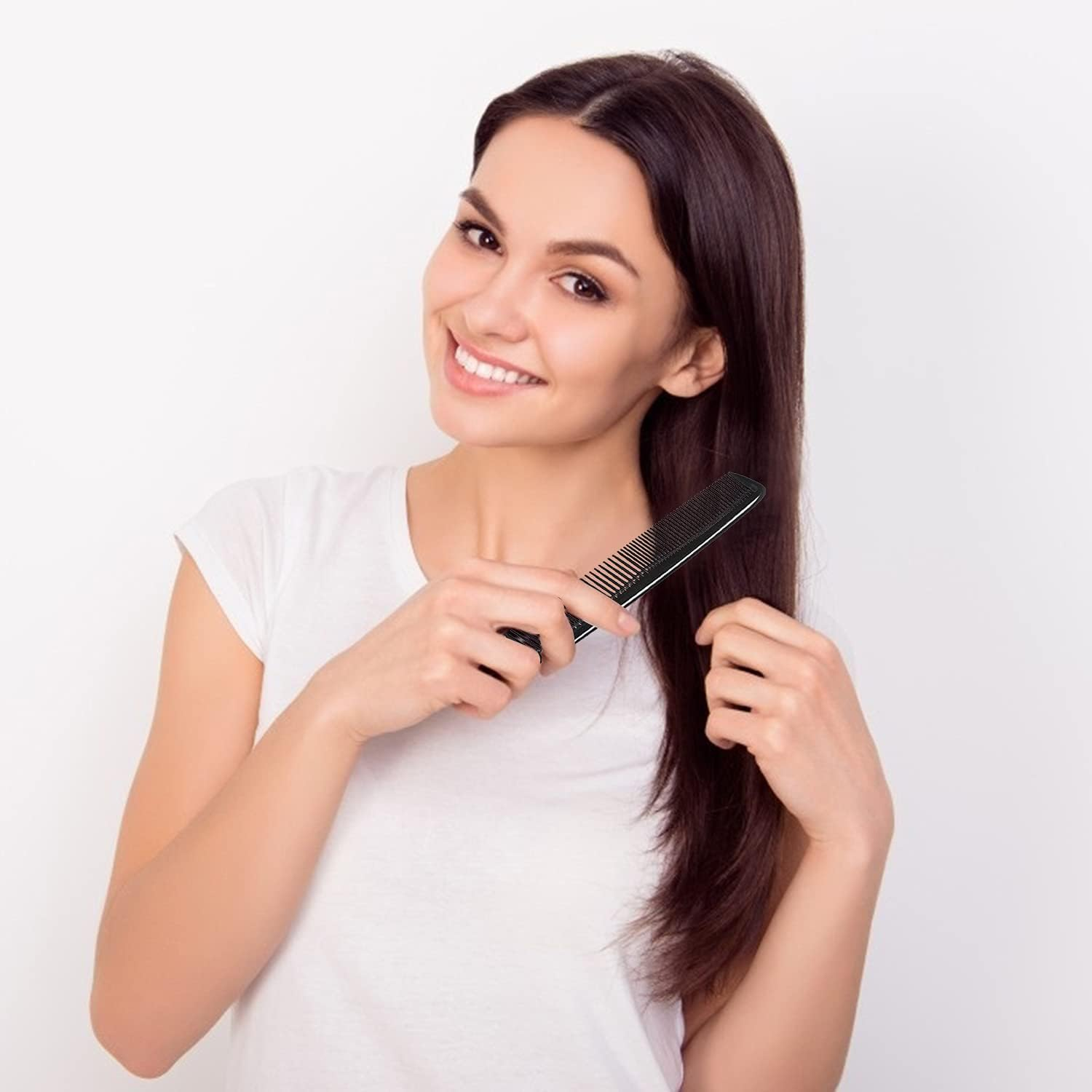 Etercycle 24 Pieces Pocket Hair Combs, 5 Inch Unbreakable Black Comb Great for Travel Used on All Hair Types - Men'S Hair, Women'S Hair, Beard, Mustache and Sideburns image number 2