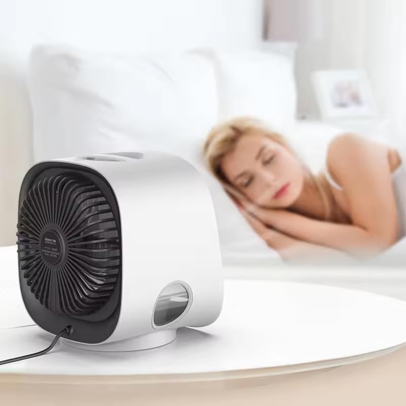 Portable AC Mini USB Aircon Desktop Air Conditioner for Bedroom, Desk, Camping 300Ml Water Capacity image number 4