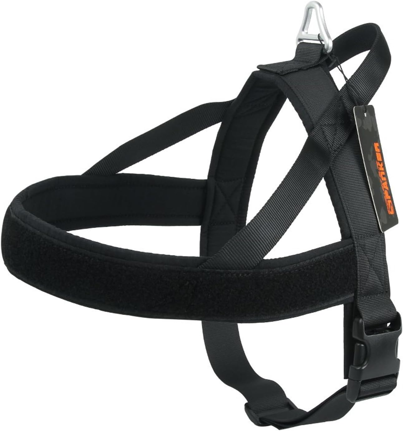 Excellent Elite Spanker Tactical Dog Harness Vest Adjustable Nylon Pet Dog Harness for Small Medium and Large Dogs(Coyote Brown-S)