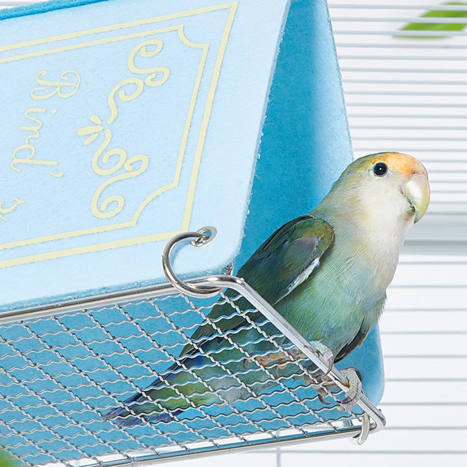 Bird Bed for Cage - Bird House Cockatiel Nest Hammock - Book Nest Perch House Parakeet Cage Accessories for Macaw Finch Conure Cockatoo Canary Cockatiel Lovebird Sleeping image number 6