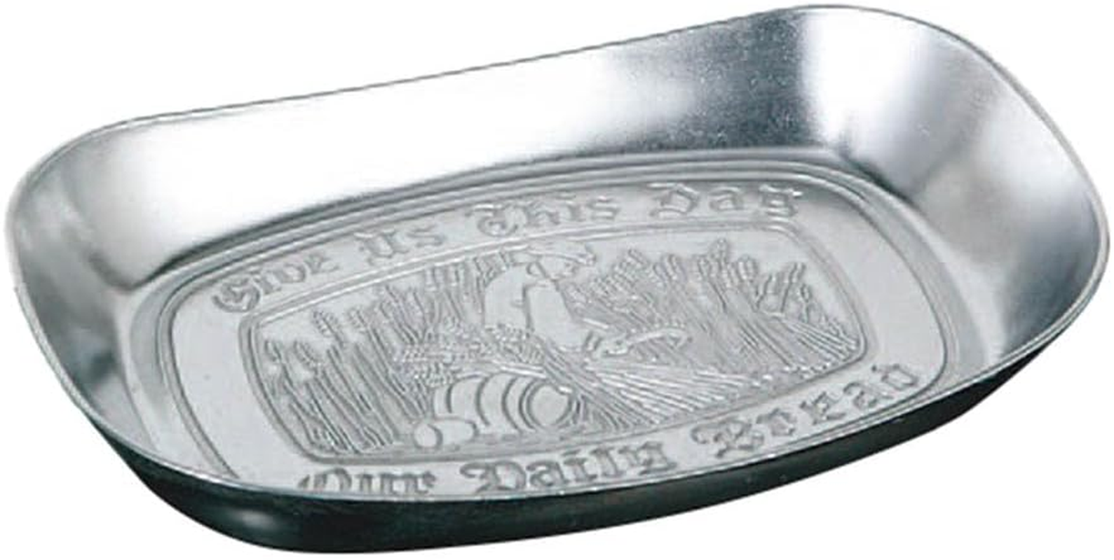 Dulton 9121 Aluminum Bread Tray, Engraved with Lord'S Prayer, Small Items, Coins, Keys, Height 1.4 Inches (35 Mm), Width 8.7 Inches (220 Mm), Depth 5.9 Inches (150 Mm)