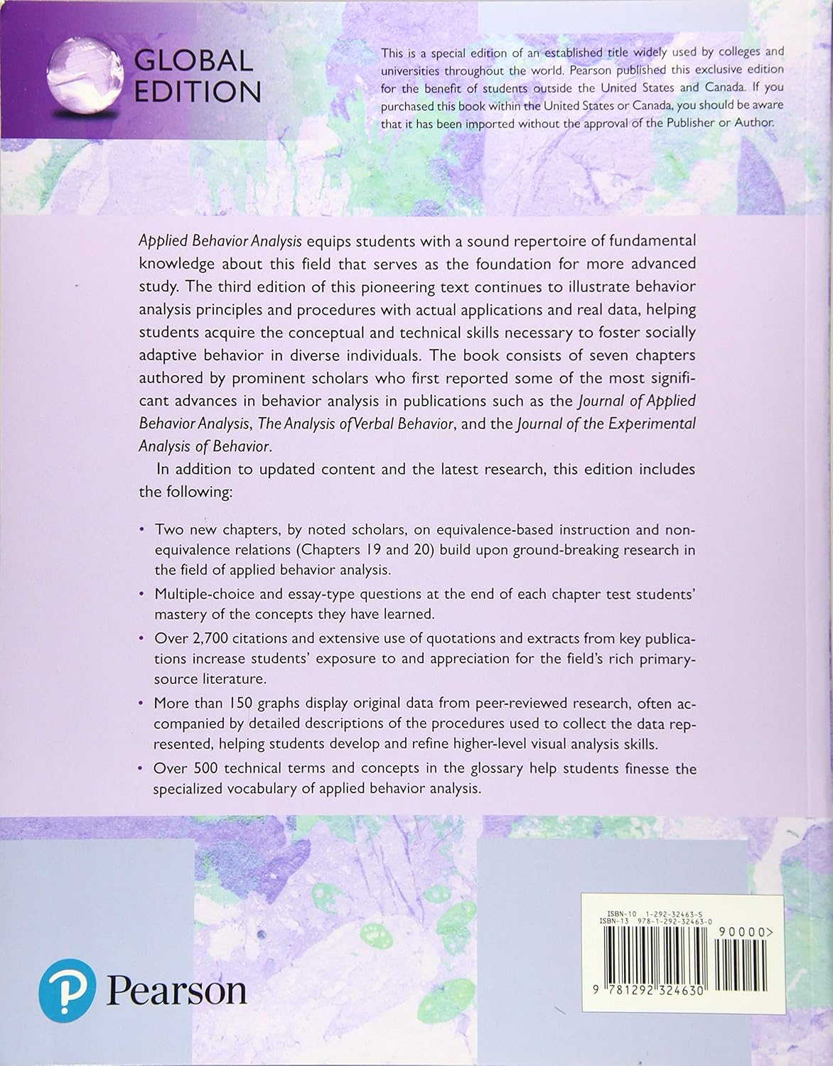 Applied Behavior Analysis, Global Edition