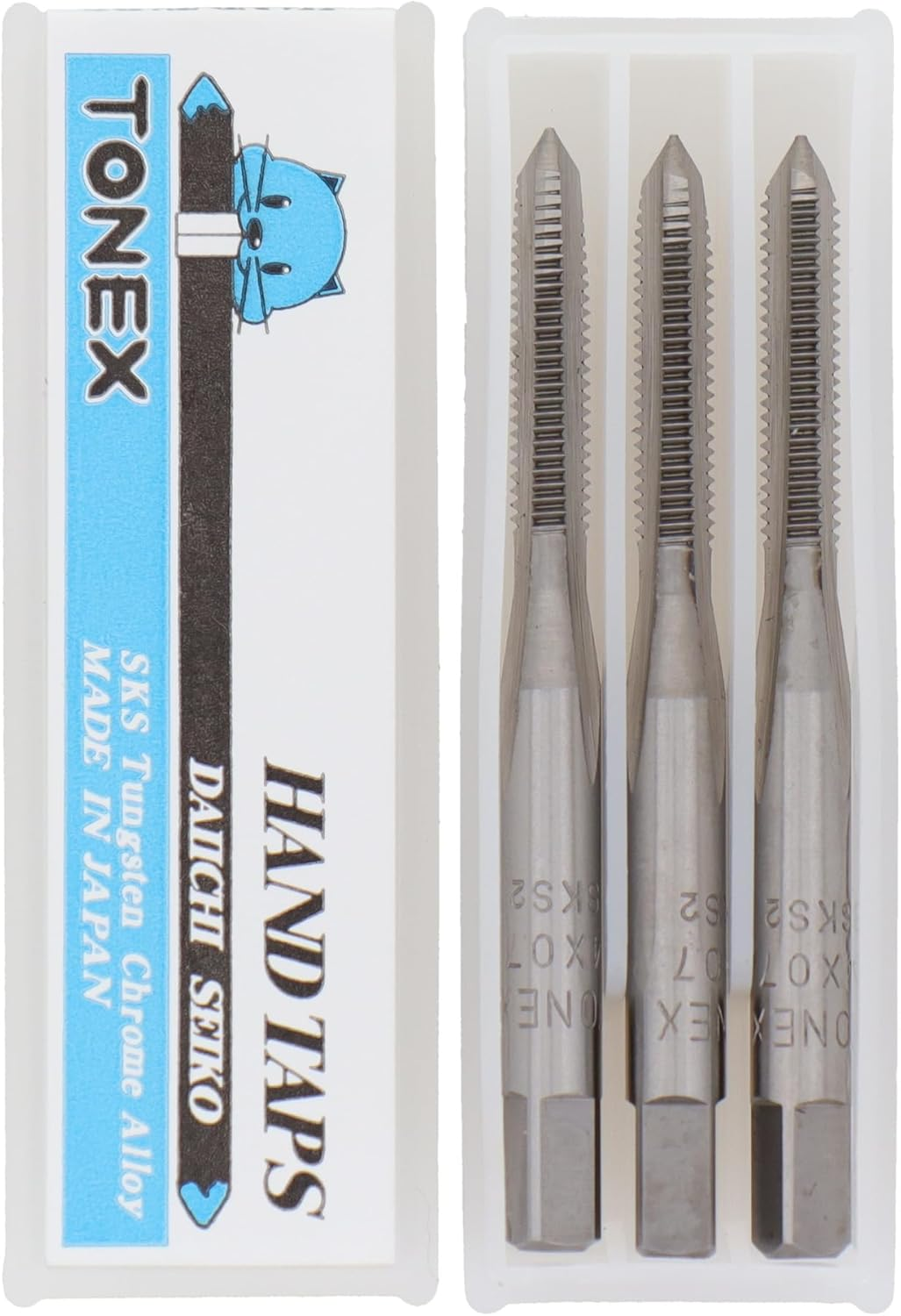 Sankyo Corporation HT4S TONEX Hand Tap Set, Screw Diameter 0.2 Inches (4 Mm) X Pitch 0.03 Inches (0.7 Mm) image number 6