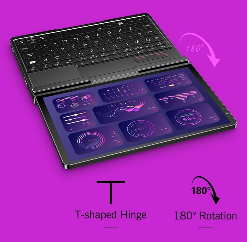 GPD Pocket 4 Mini Laptop 8.8" Touch Screen Aluminum Shell UMPC Win 11 Home OS AMD Ryzen AI 9 HX 370 32GB/2TB (Amber Black) image number 6