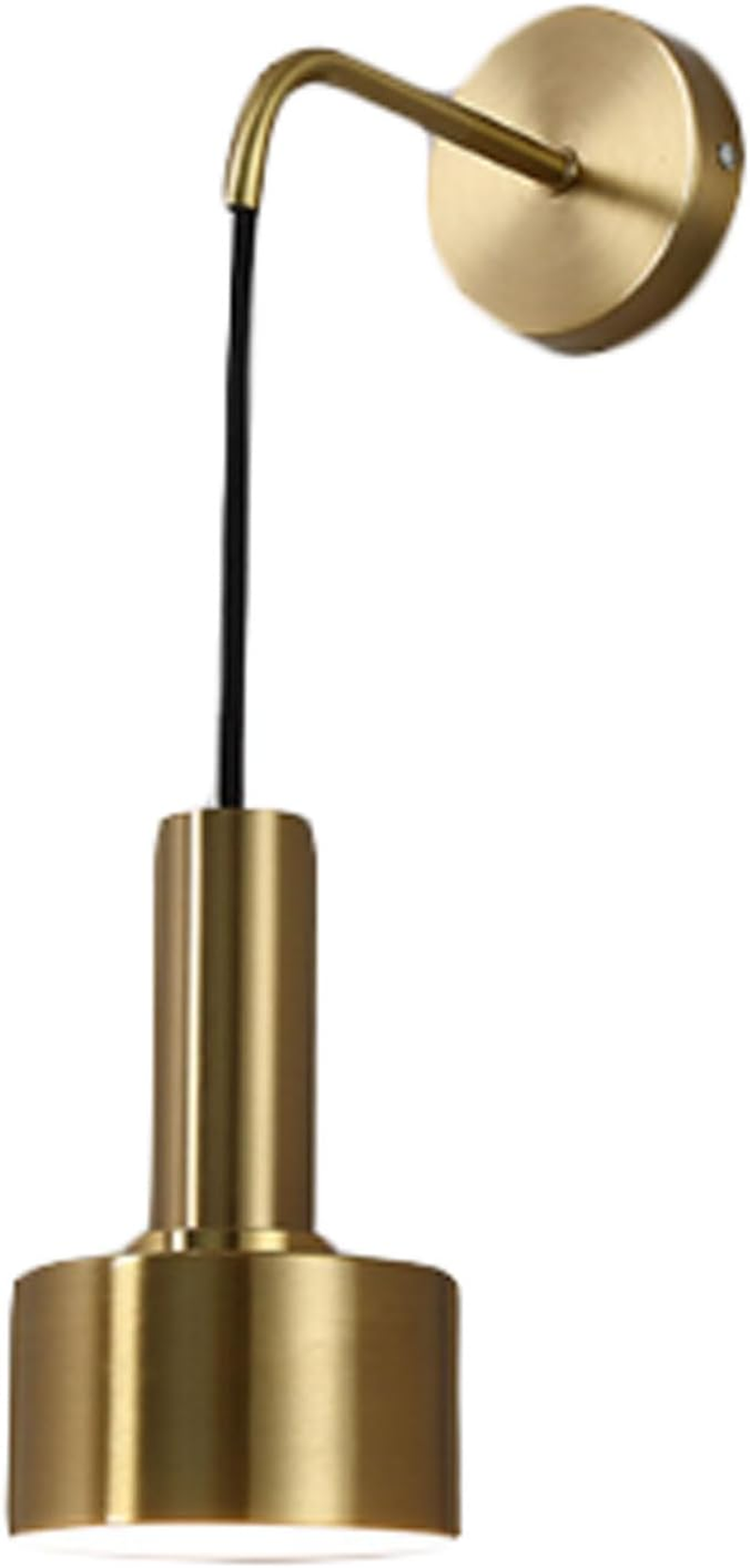 Wall Light Wall Sconces Wall Lamp Modern Bedside Wall Brass Lamp Shade Brass Wall Light Fixtures for Bedroom Wall Lighting image number 4