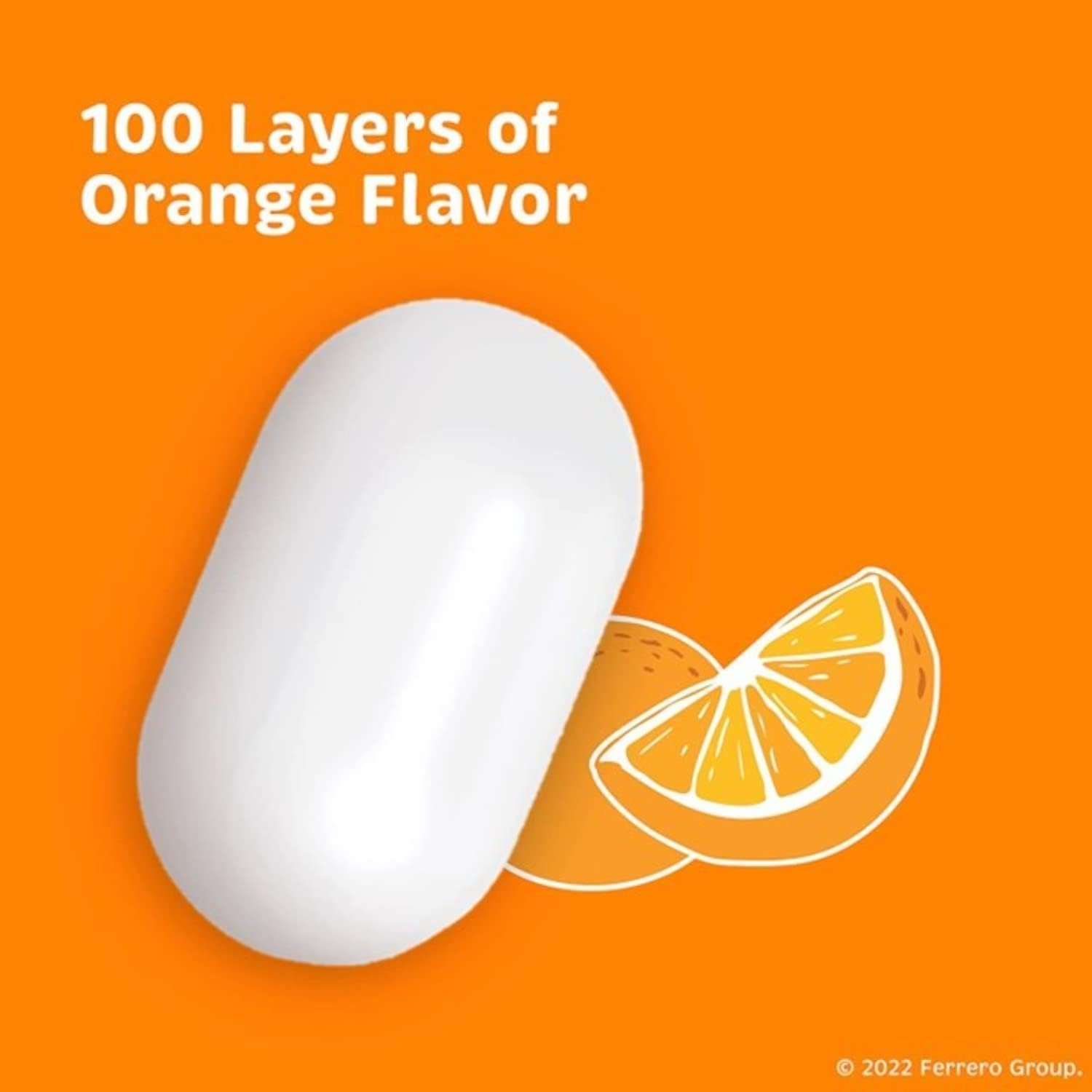 Tic Tac Orange Flavoured Mints, Bulk Hard Candy Mints, On-The-Go Refreshment, 24 Packs (24G Each)