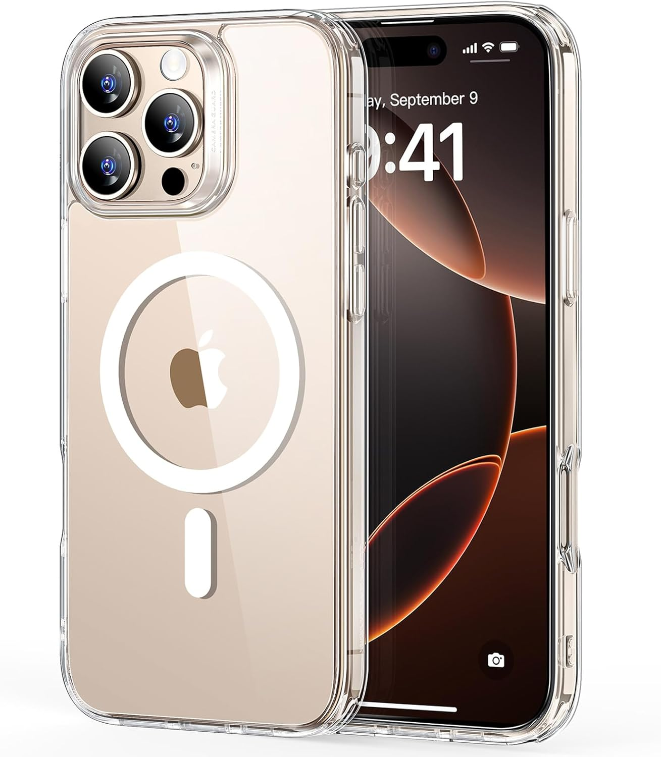 ESR for Iphone 16 Pro Case, Compatible with Magsafe, Camera Protection, Shockproof Thin Cover, Resists Yellowing and Scratches, Magnetic Phone Case for Iphone 16 Pro, Zero Series, Clear image number 4