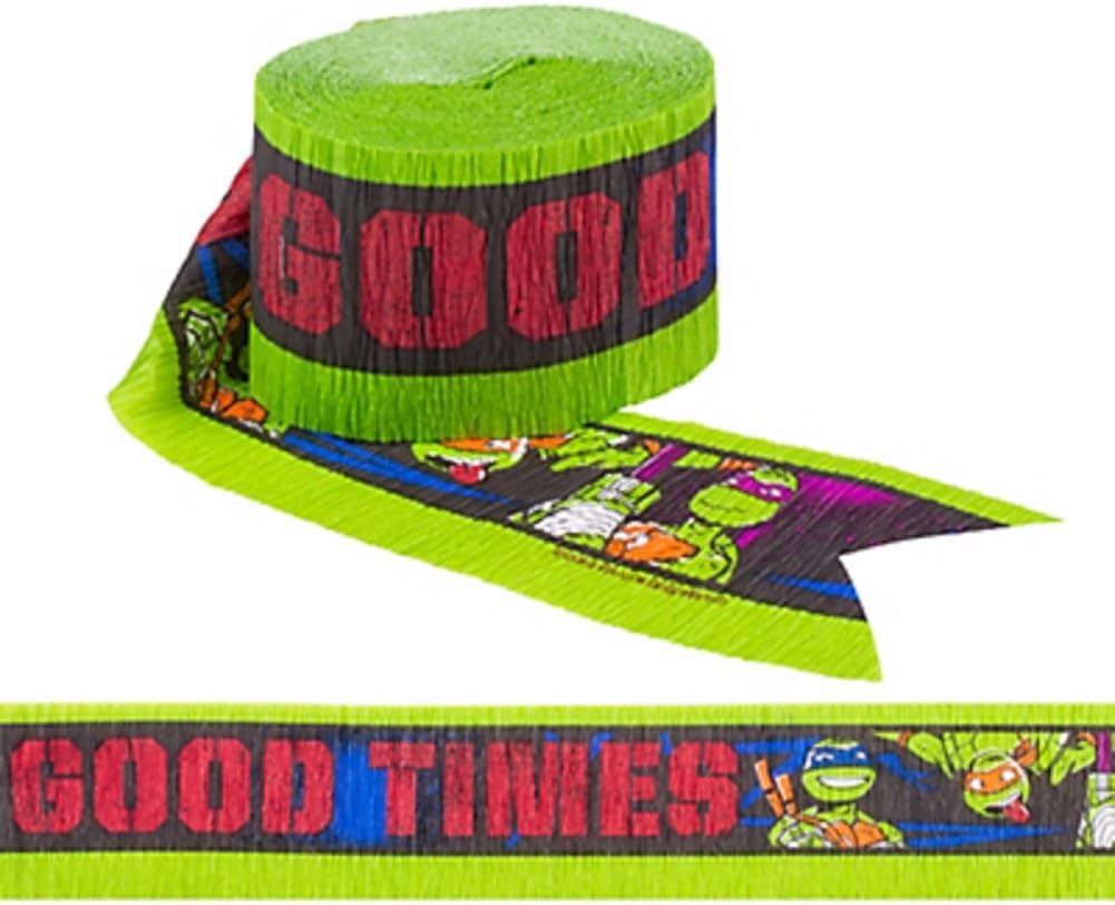 Amscan Teenage Mutant Ninja Turtles Crepe Streamer