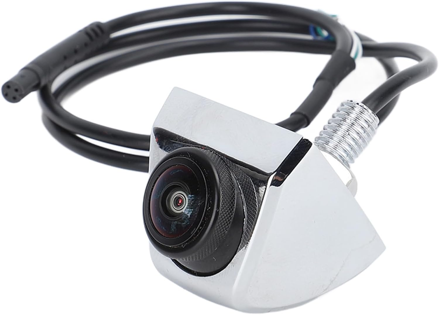 Reverse Rear Cam, Backup Camera Clear Image 12 to 24V Night Vision 360 Degrees Rotatable for Suvs for Trucks for Boats (CAM980‑C Chrome)