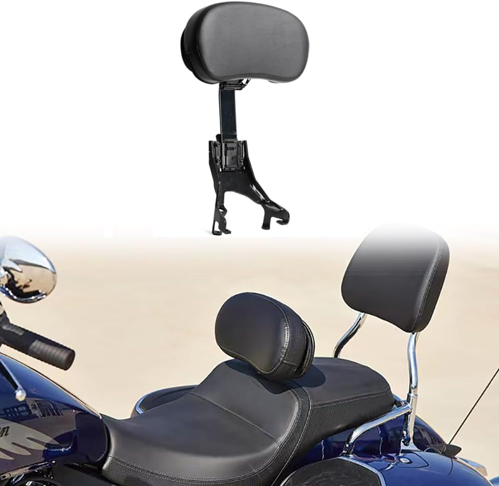 PANICAL Adjustable Removable Driver Backrest Rider Backrest Sissy Bar for Indian Challenger Pursuit Elite Dark Horse Limited 2020-2023