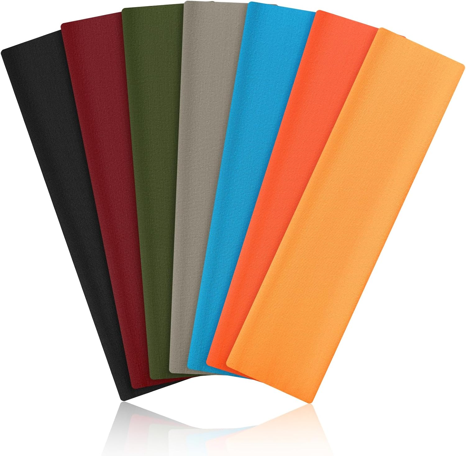 Tumurup Women'S Sports Headband, 7 Pieces Hair Band, Women'S Thin Elastic Hair Bands, Non-Slip Headband, Soft Hair Band, Yoga, Fitness, Running image number 2