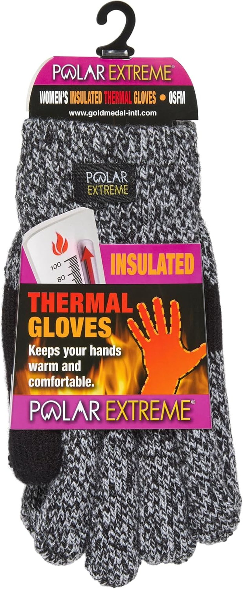 Polar Extreme HEAT WOMENS WATERPROOF SHERPA LINED SKI GLOVE - All Sizes and Colors