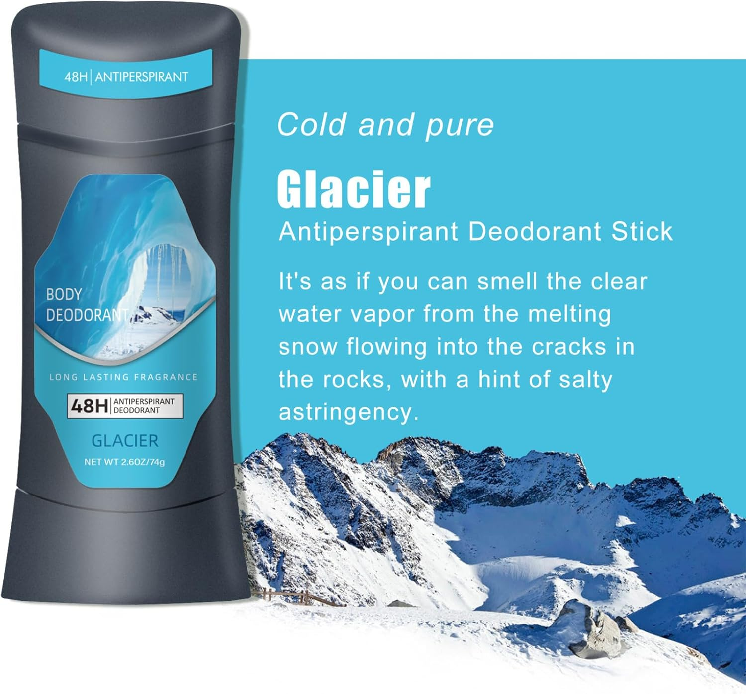 Yeahdor Smooth Deodorant Cream 1-Pack, Alcohol-Free & Gentle, for Women & Men, All-Day Wear Glacier One Size image number 4