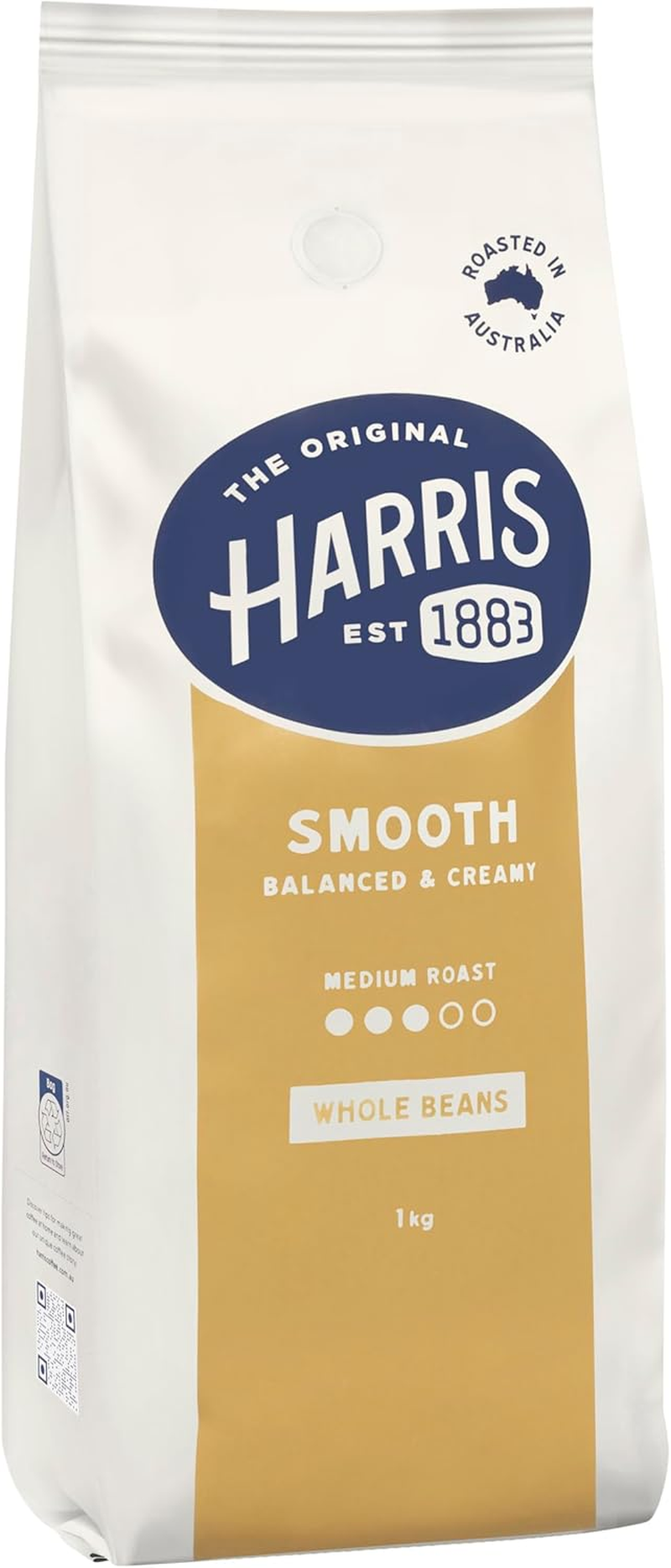 Harris Smooth Coffee Beans, 1Kg image number 1